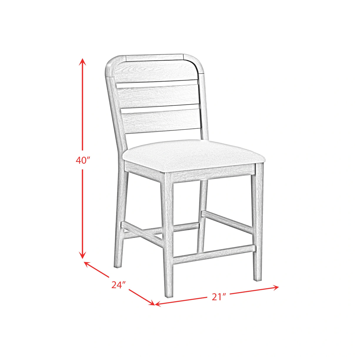 Glinda Dining Set in Brown