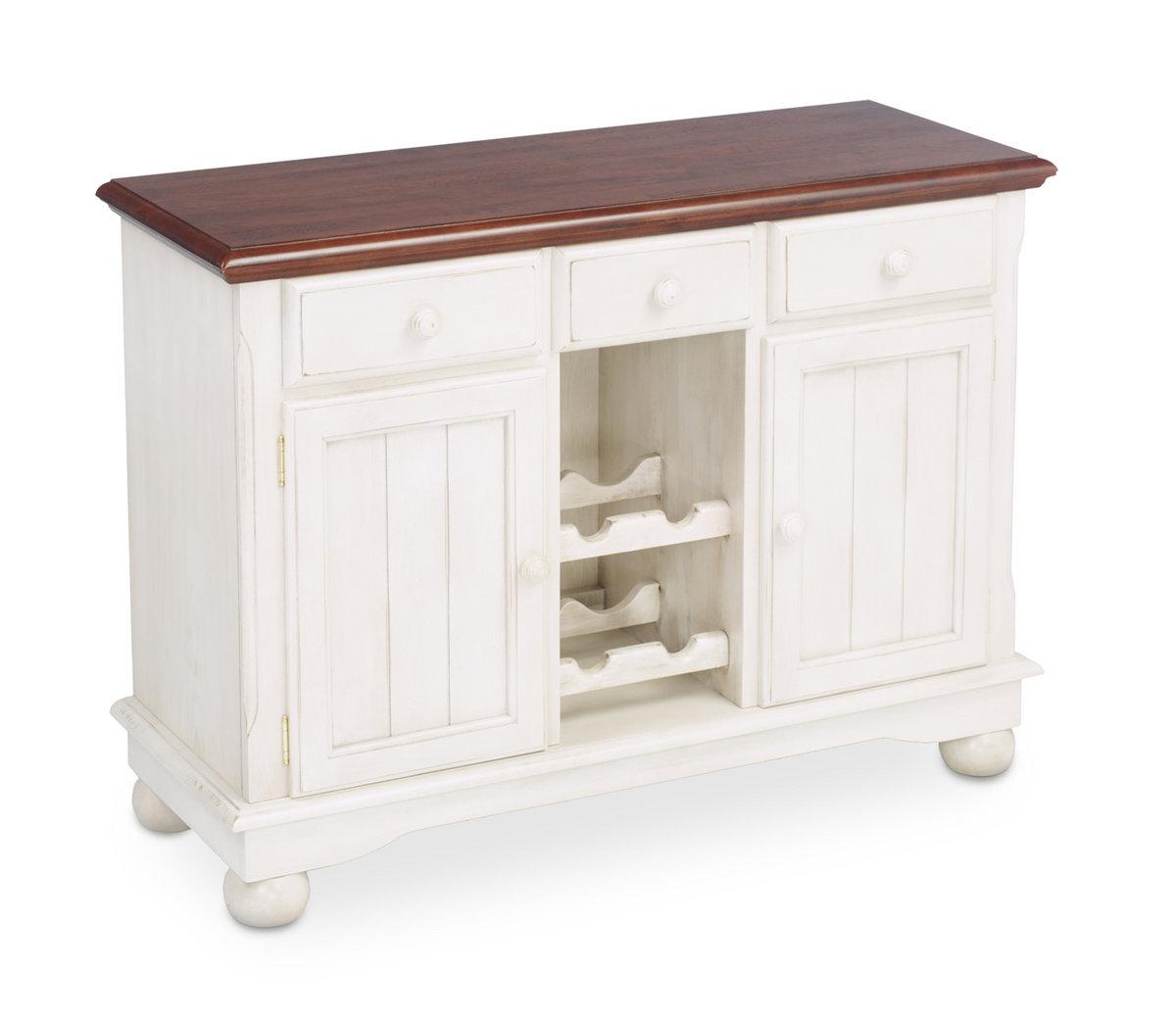 A-America British Isles Server in Merlot/Buttermilk