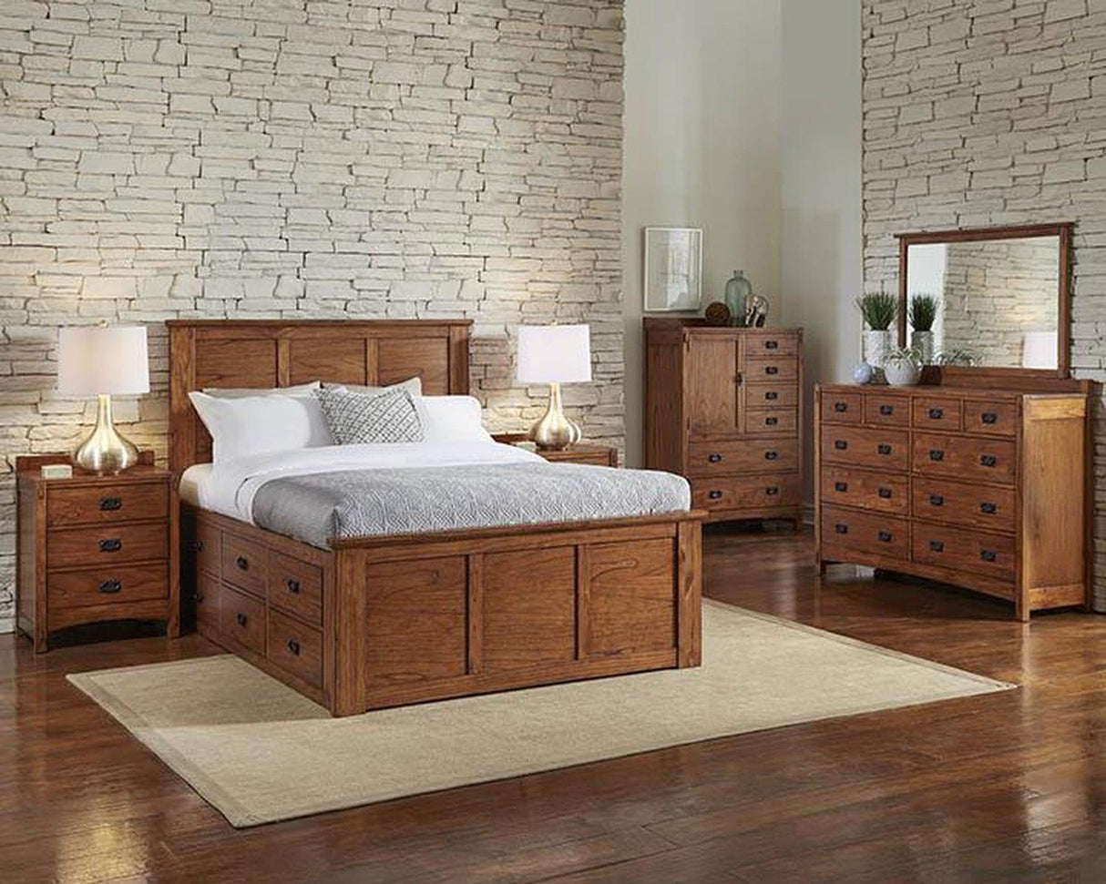 A-America Furniture Mission Hill Door Chest in Harvest