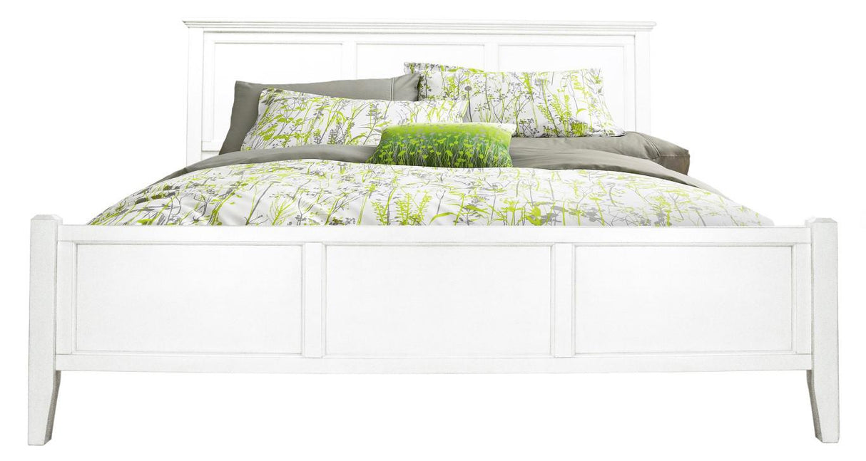 A-America Furniture Northlake Queen Panel Bed in White Linen