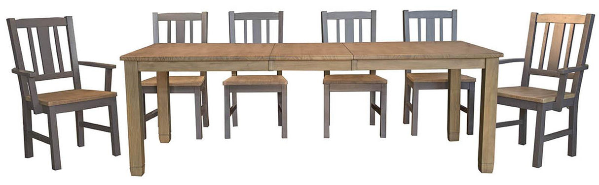 A-America Furniture Port Townsend Leg Table in Seaside Pine