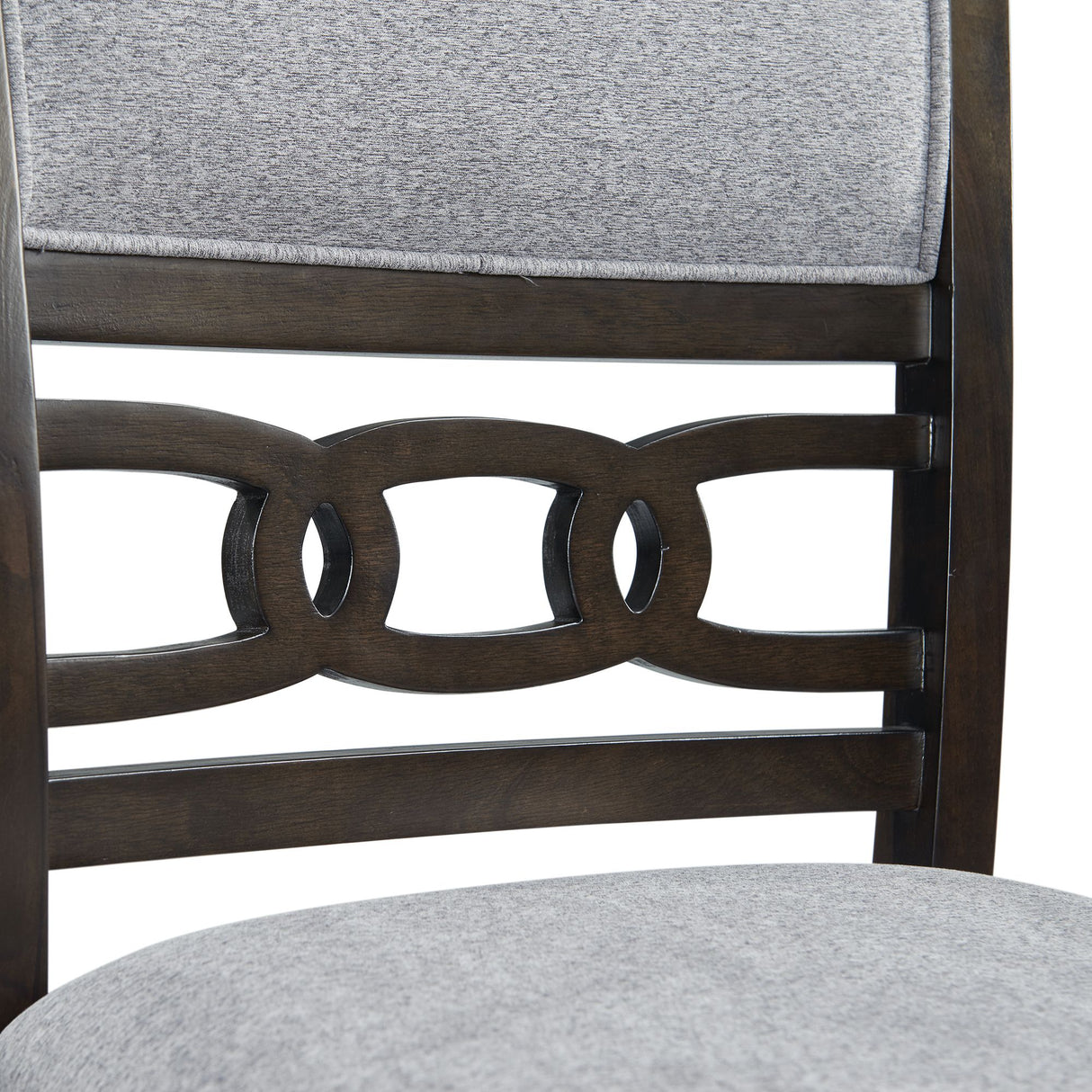 Amherst Counter Side Chair W/Fabric Cushion Dark Finish (2 Per Pack)