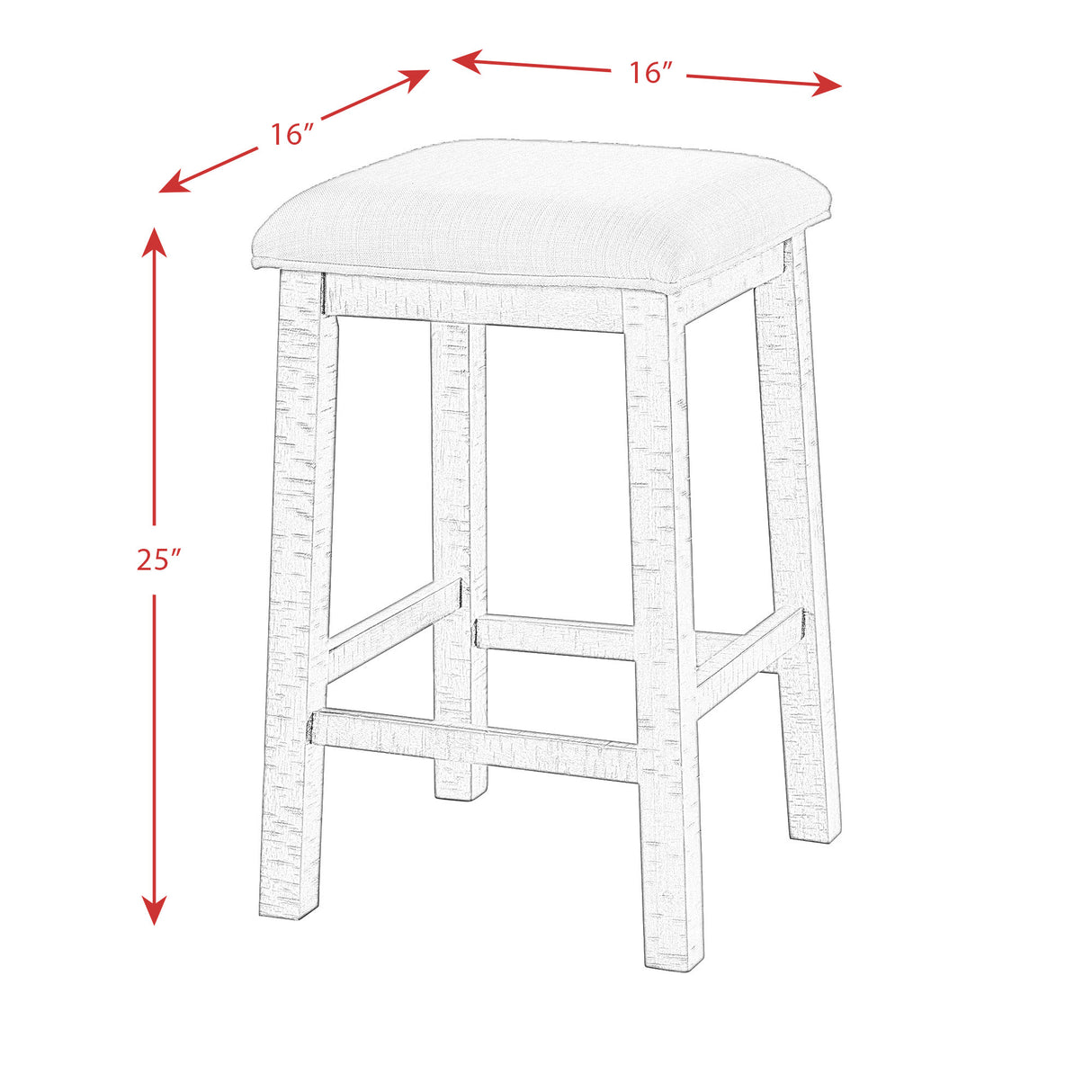 Caesar Occasional Bar Table Single Pack (Table + Three Stools)