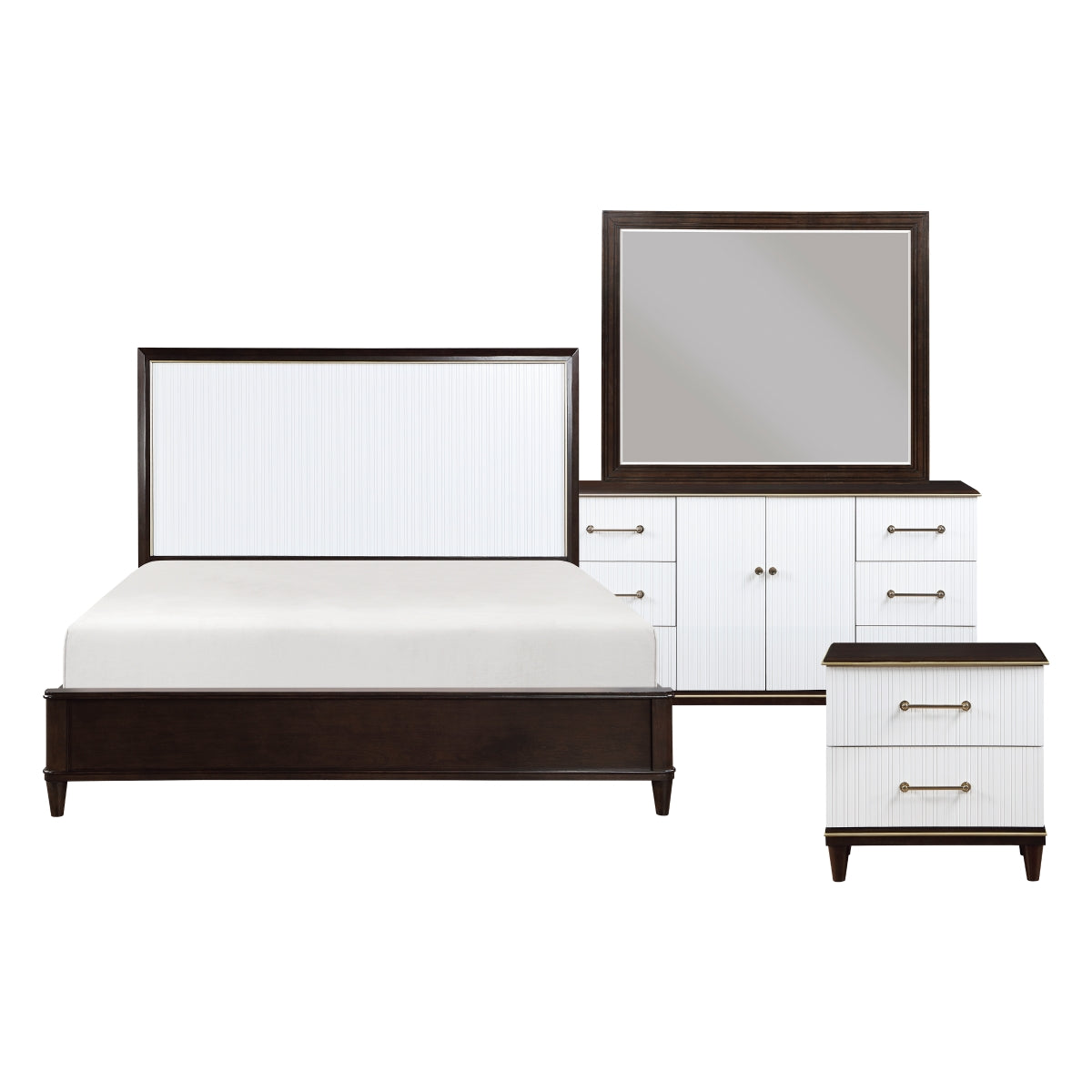 Niles 4 Piece Queen Bed Set image