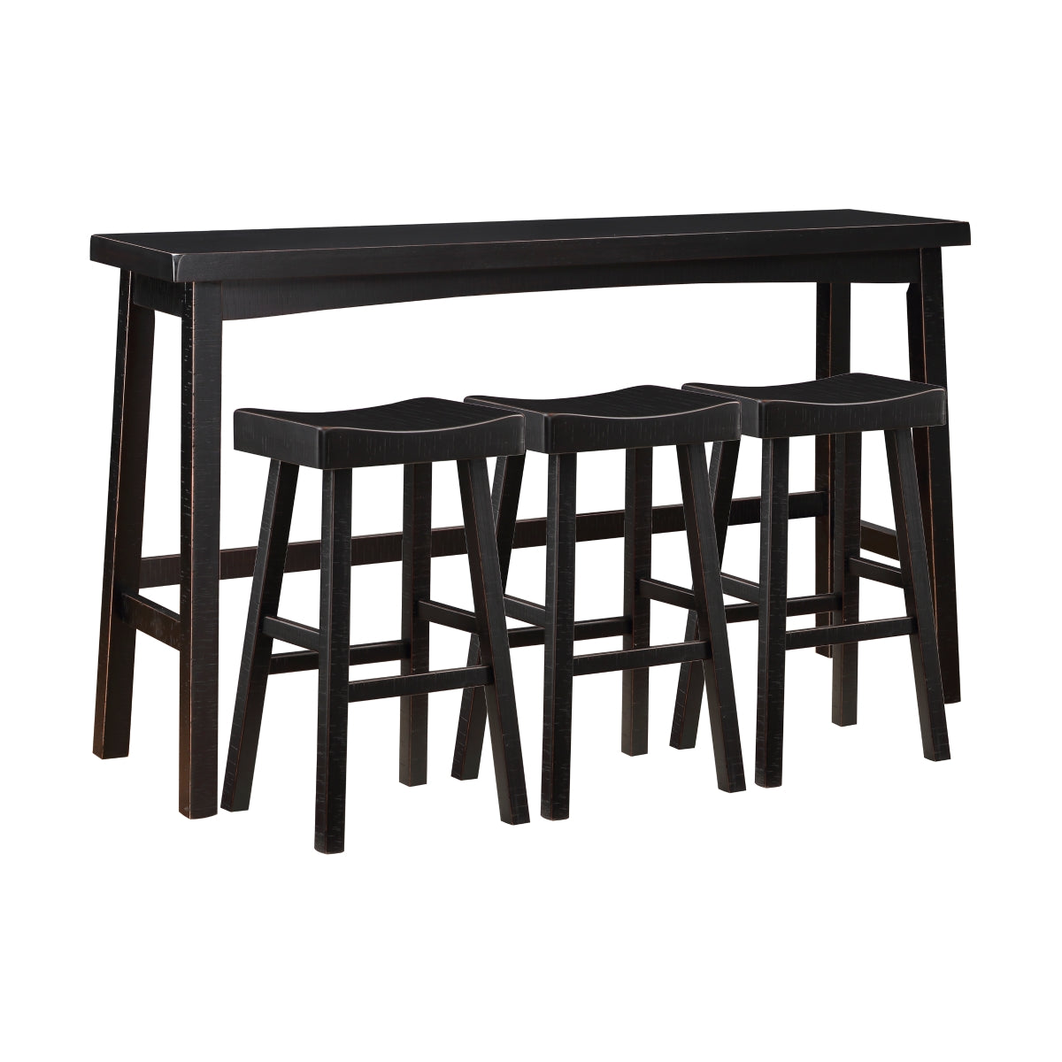Caspian 4-Piece Pack Pub Height Set