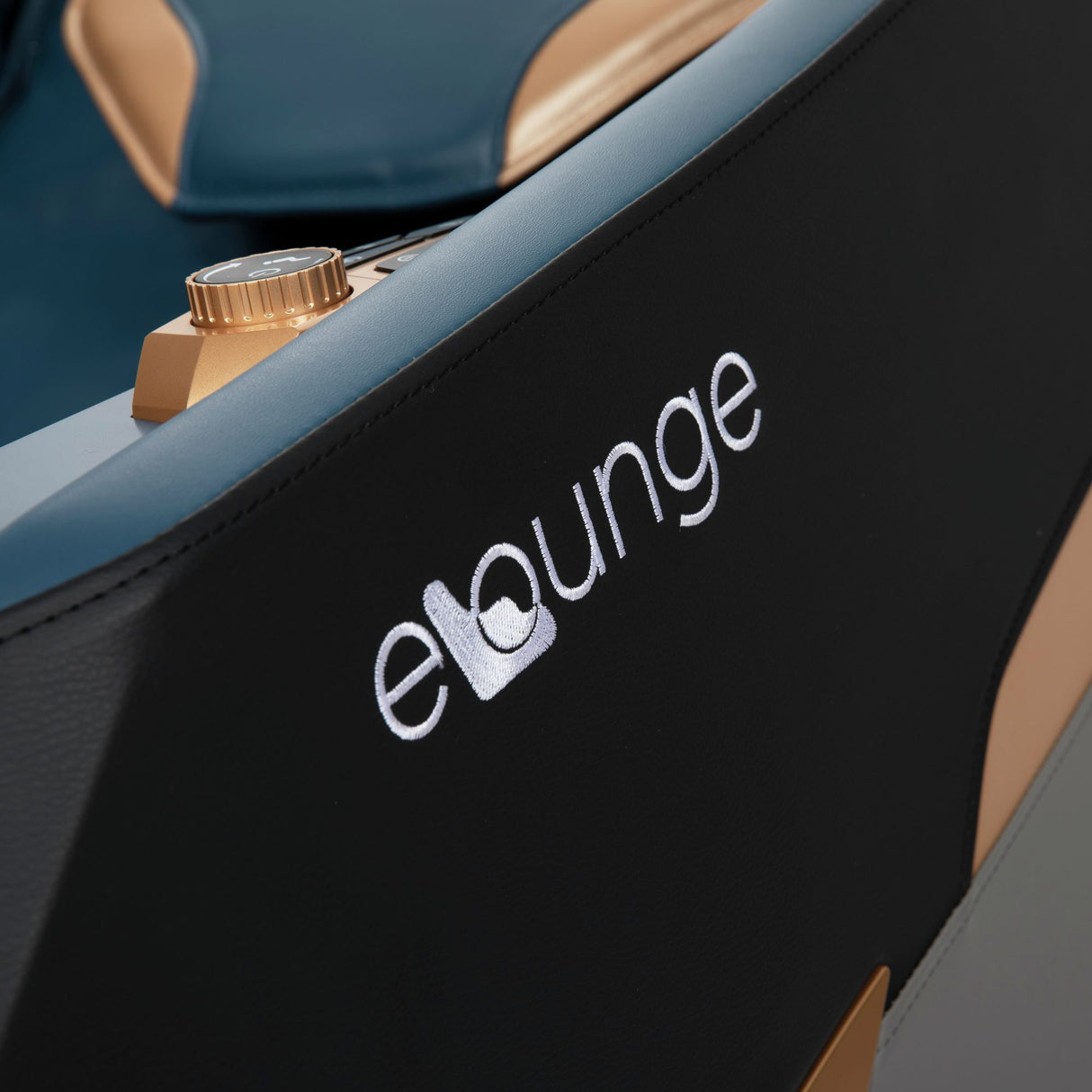 Enrich Massage Chair in Navy PU