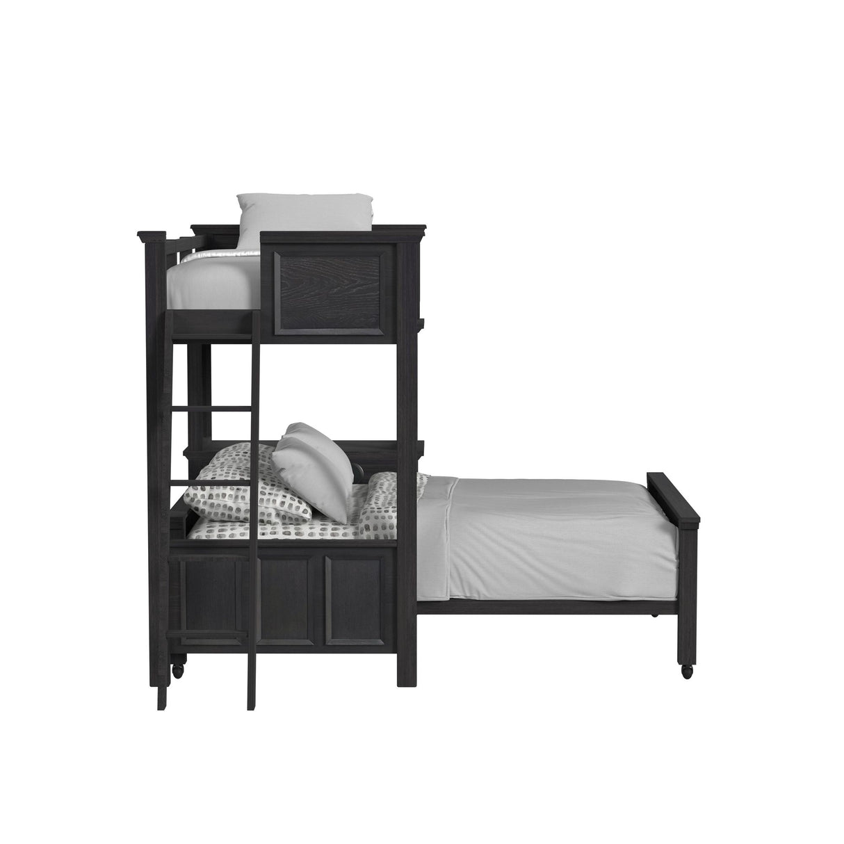 Hampton Kids Over Loft with Ladder and Desk with Speaker