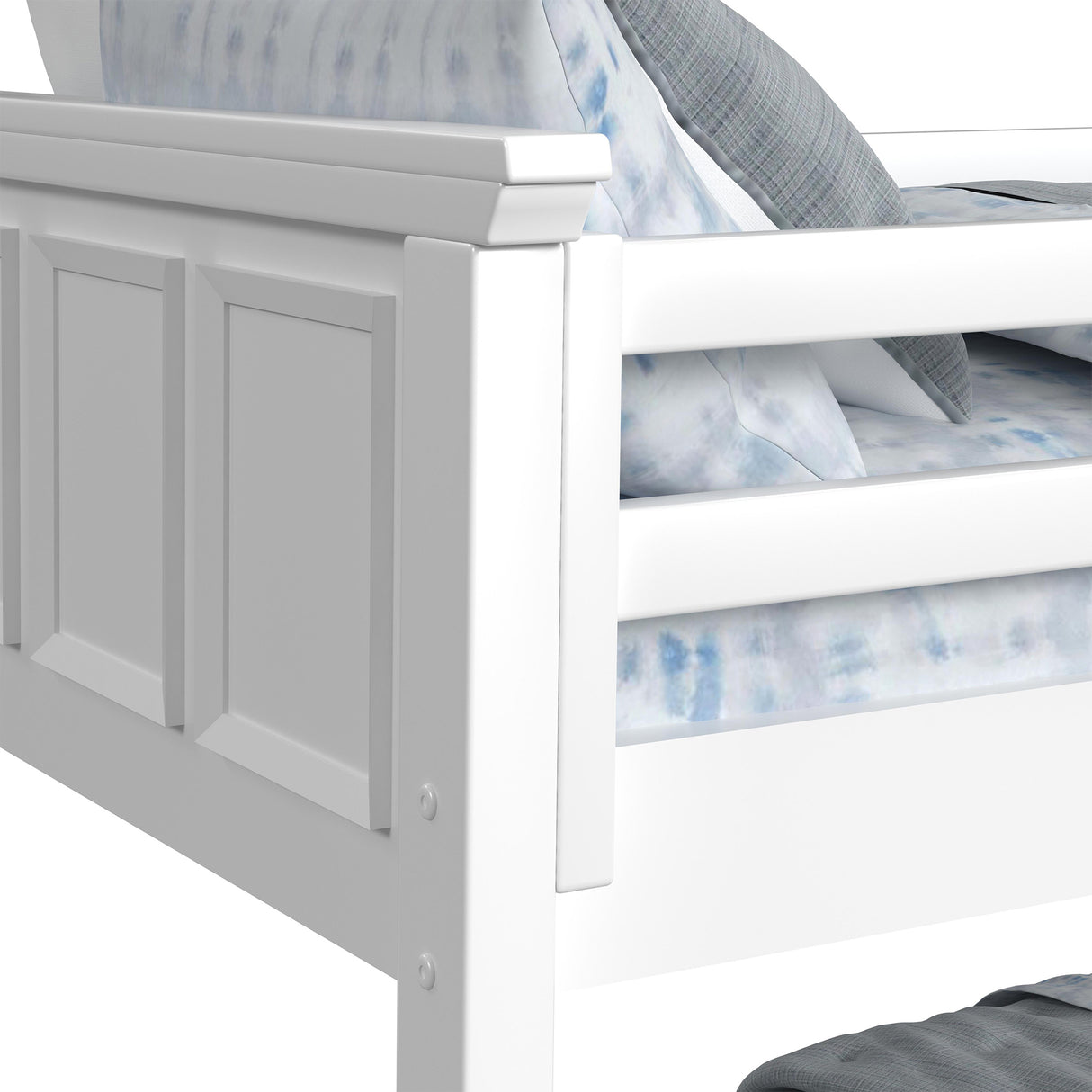 Hampton Kids Over Bunk with Staircase and Trundle Bedroom Set
