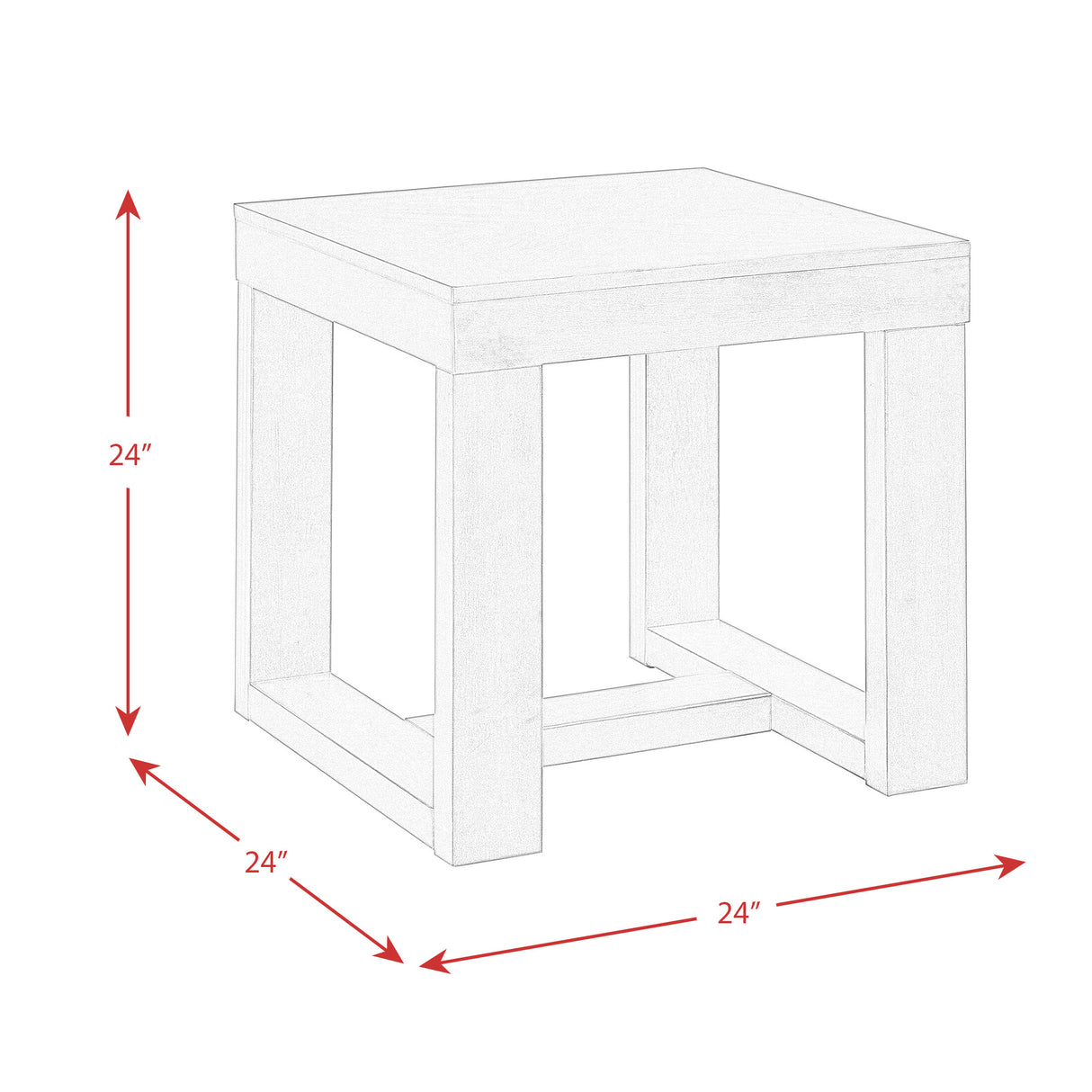 Hardy 3PC Occasional Table Set-Coffee Table & Two End Tables