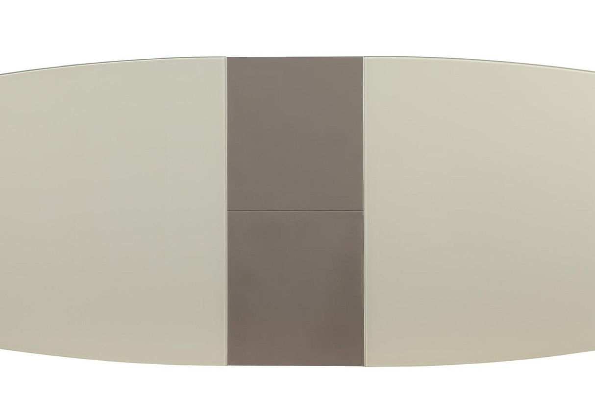 Glissand Dining Table in White & Gray 5599-71