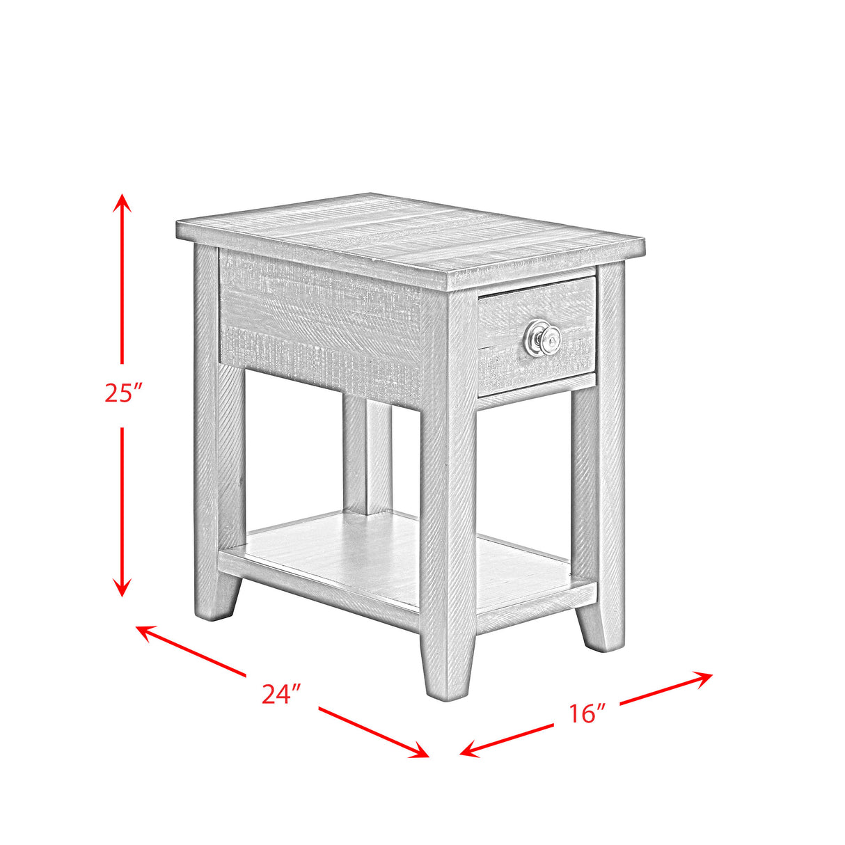 Kendyl Occasional Chairside Table w/Power