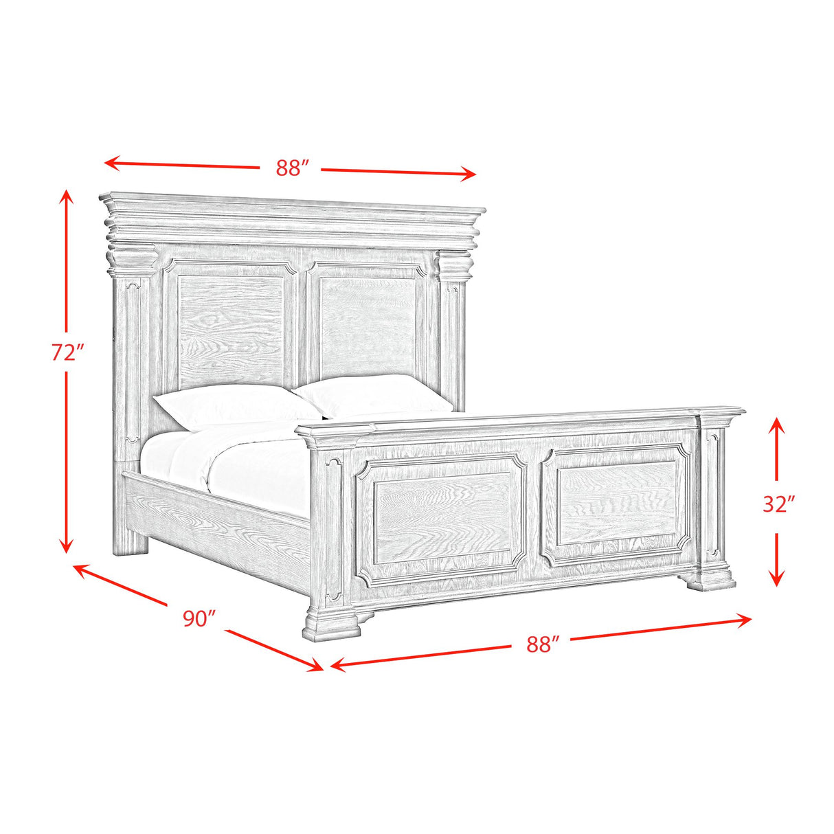 Kings Court Bed