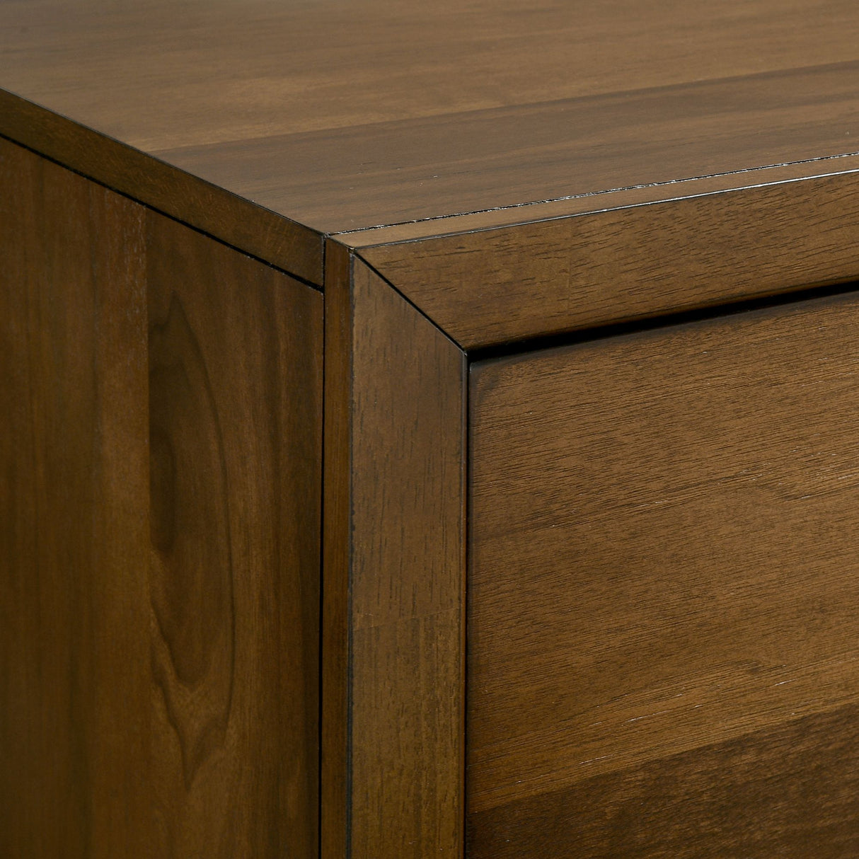 Malibu 2-Drawer Nightstand in Walnut