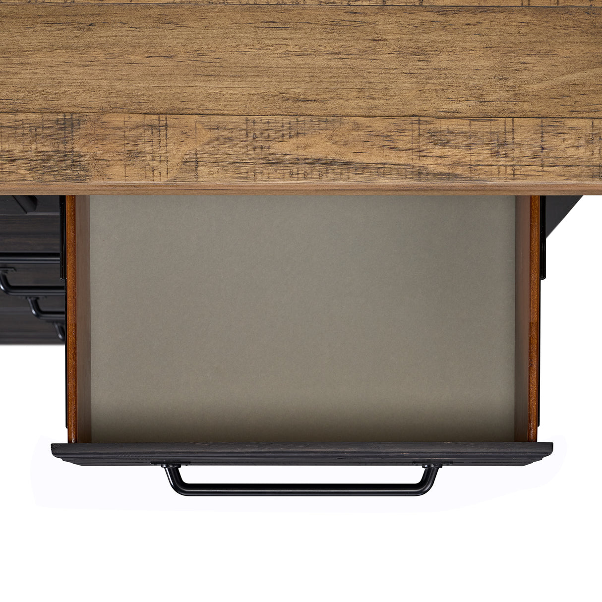 Montrose Dresser and Mirror Set in Espresso & Brown