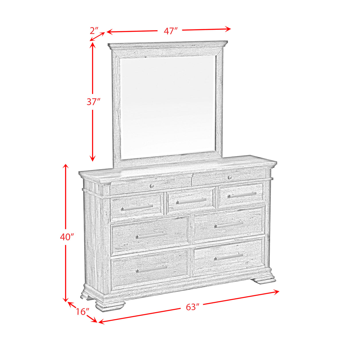 Park Ridge Sleigh Storage Bedroom Set