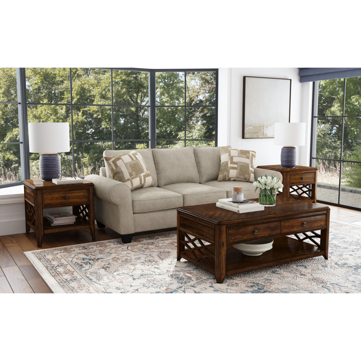 Phillipe Lift-Top Coffee Table in Cherry
