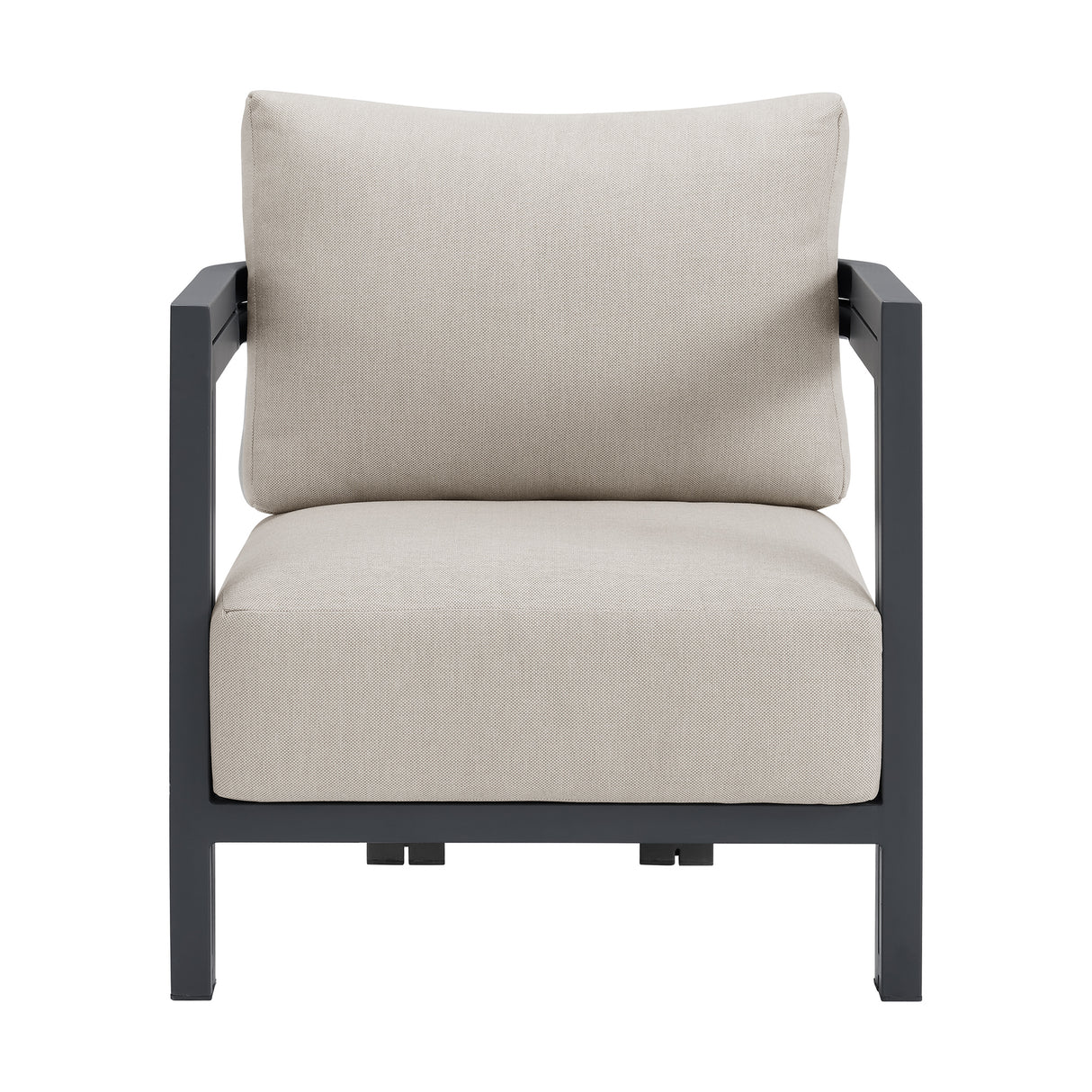 Playa Chair - Dark Grey and Olefin Beige (2 Per Carton)