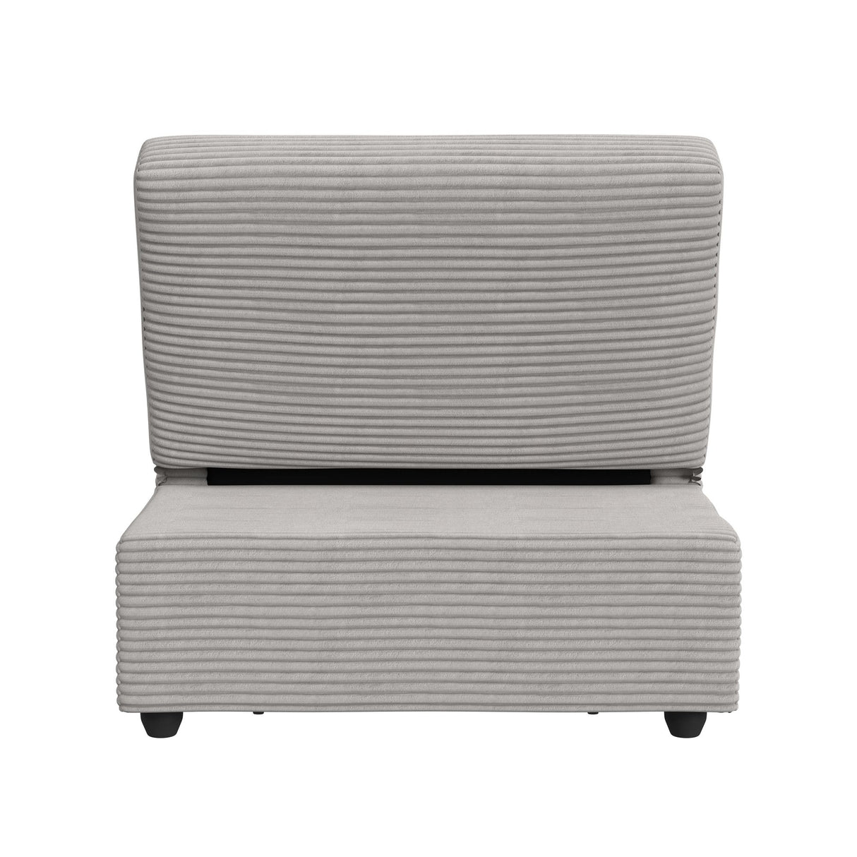 Pluto Chair with kidney pillow, Klik Klak and Pop up in Coronado Grey