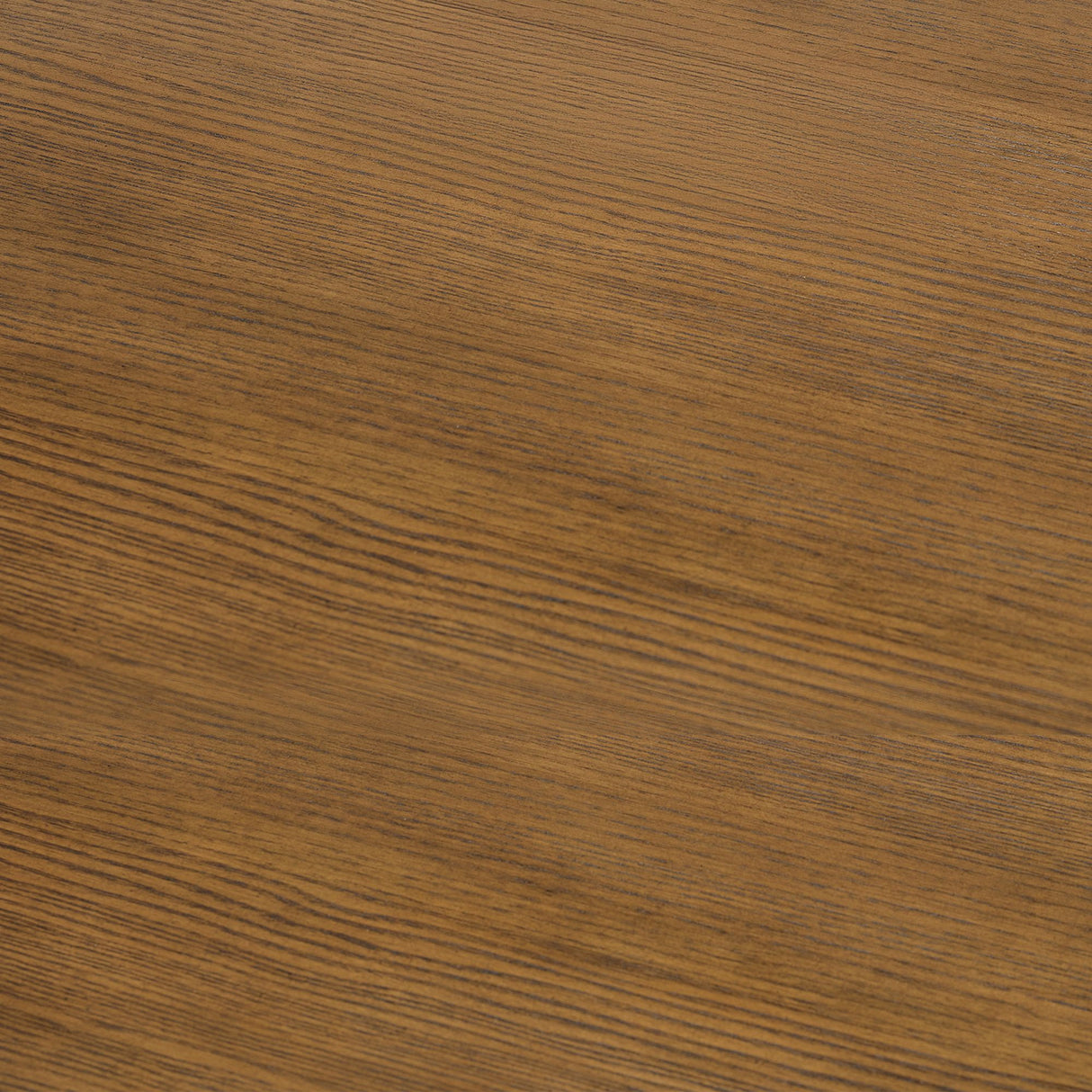 Portico Half Pedestal Desk with Power/USB in Brown Oak