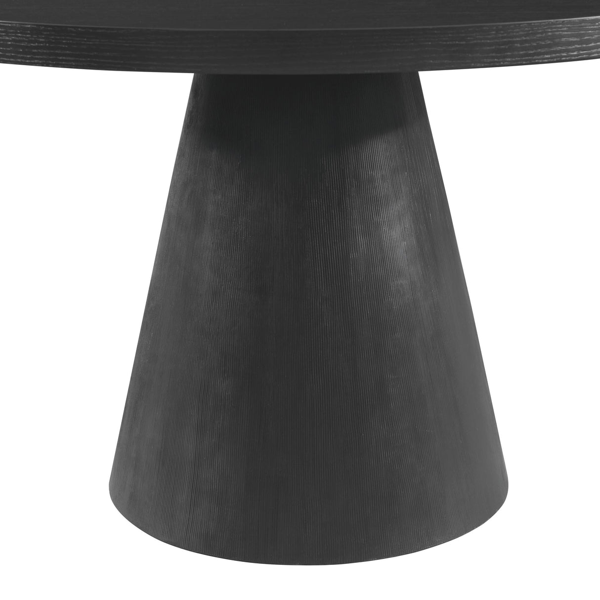 Portland Standard Height Dining Set in Black-Rectangular Table and Four Chairs