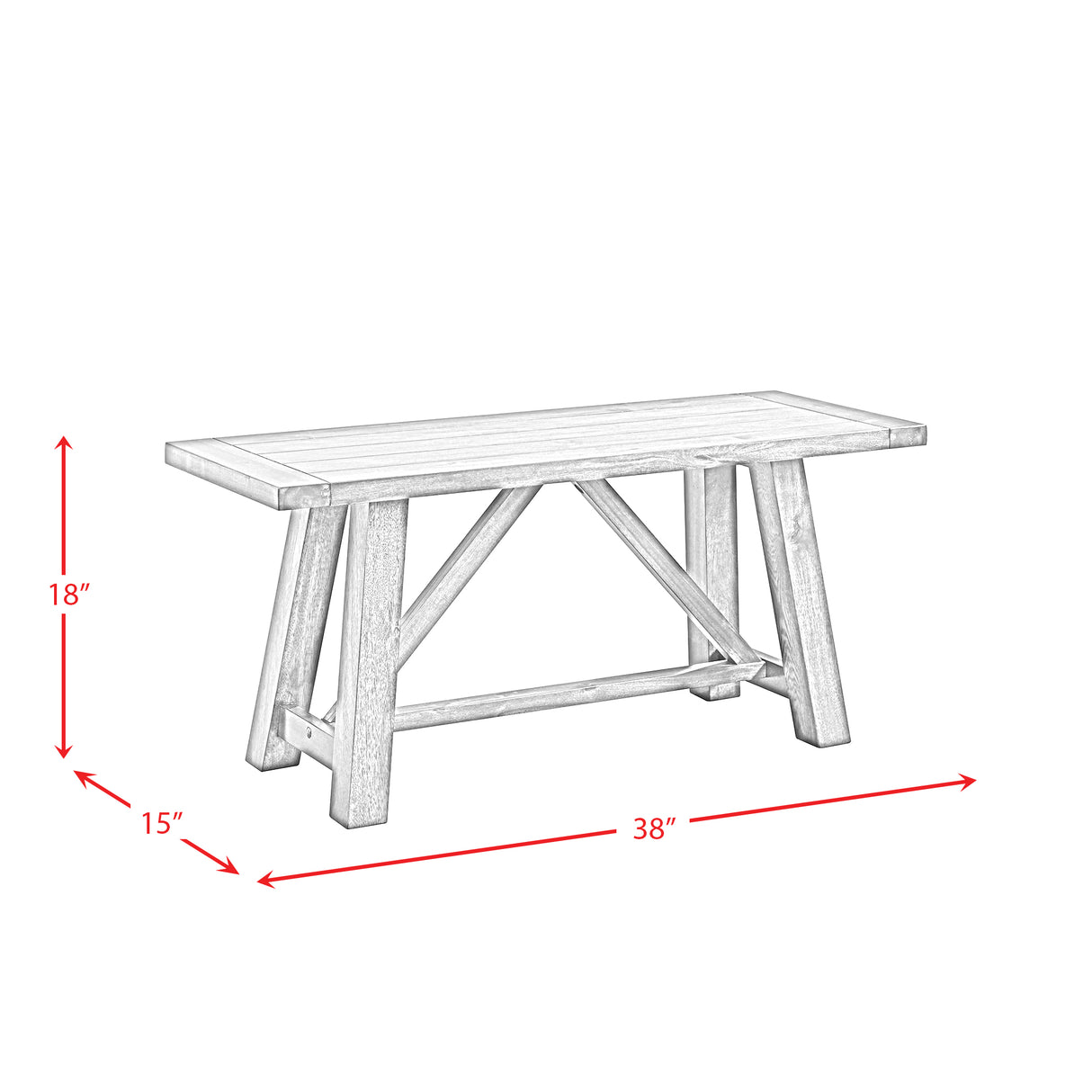 Renegade 64" 6pc Dining Set(Kd)