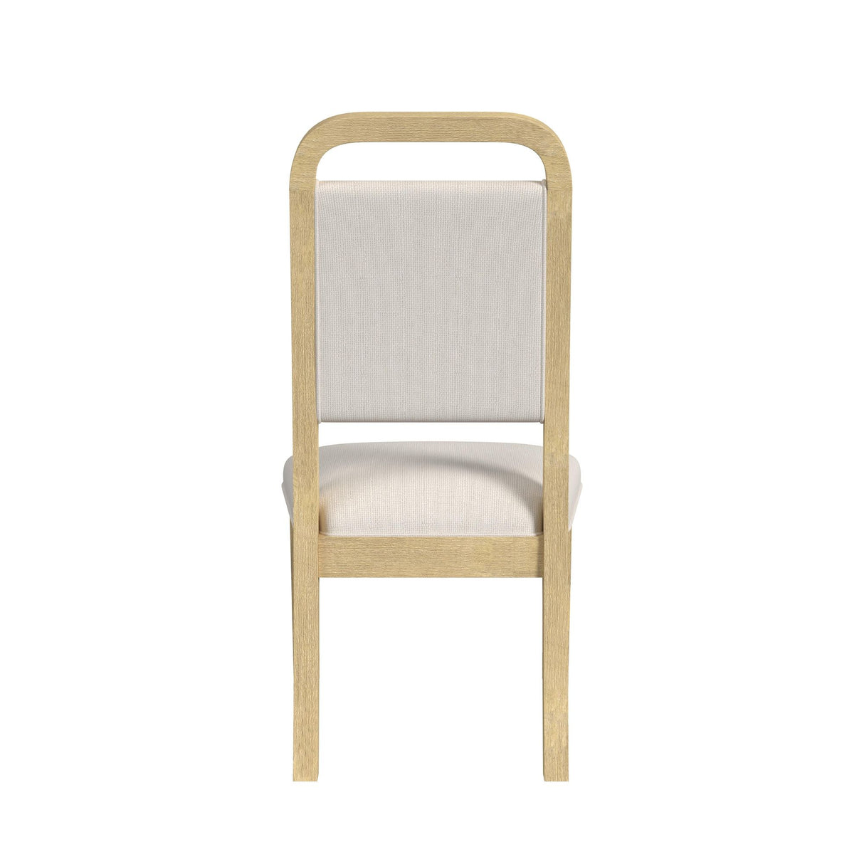 Ridgemont Dining Side Chair with White Fabric in Natural (2 Per Carton)