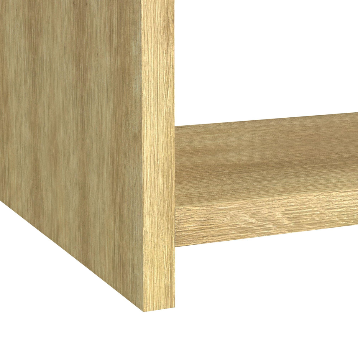 Ridgemont End Table with USB in Natural