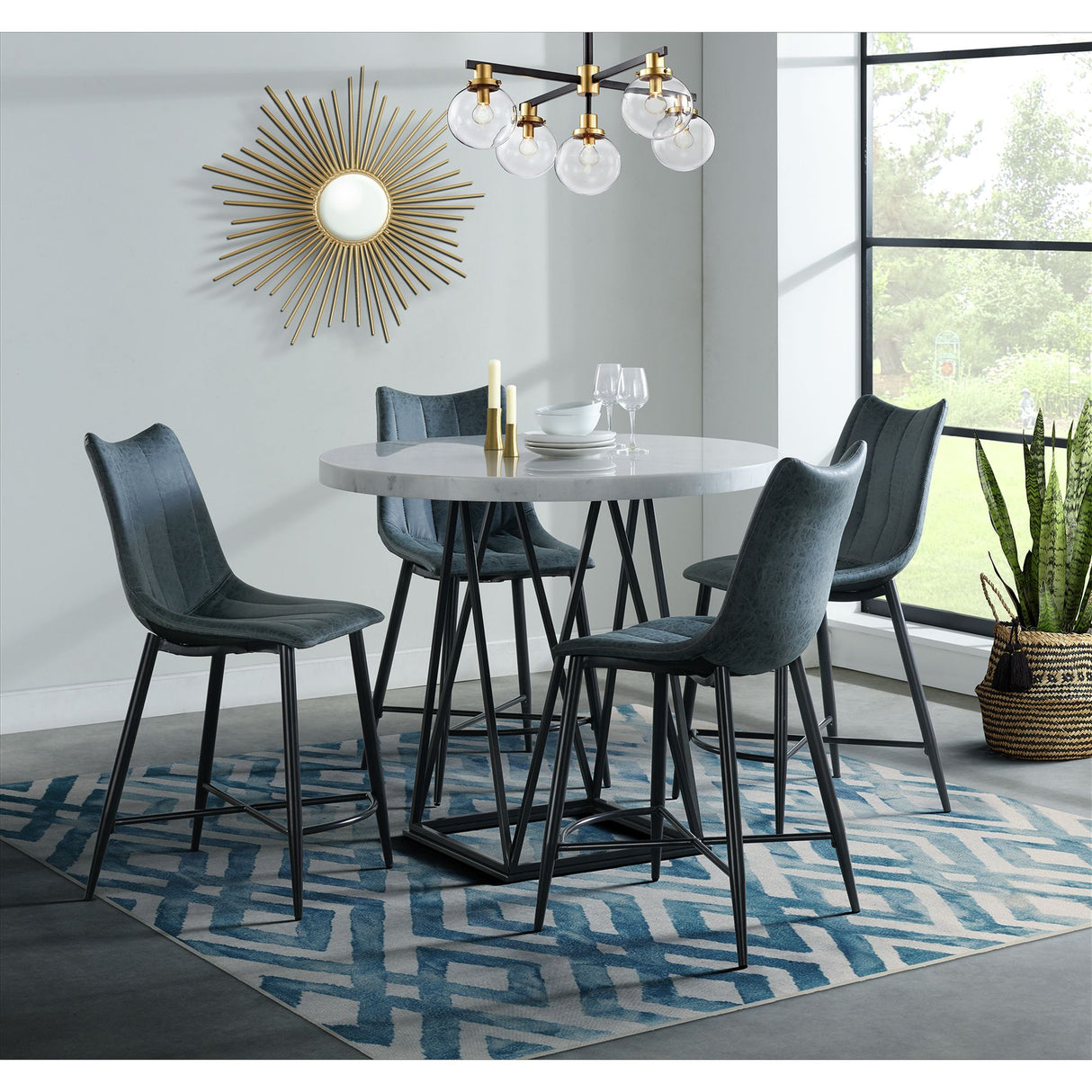 Riko Counter Height Side Chair Set