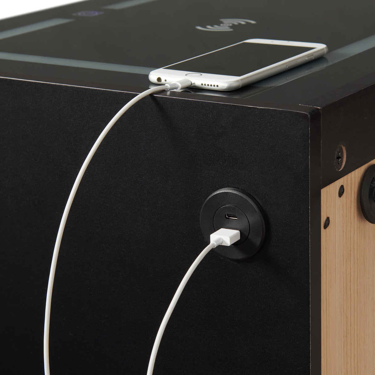 Rio Nightstand with Electronic Features