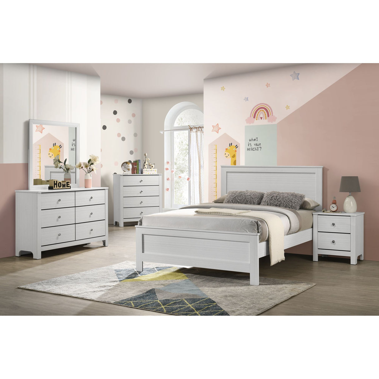 Sami Youth Dresser and Mirror Set