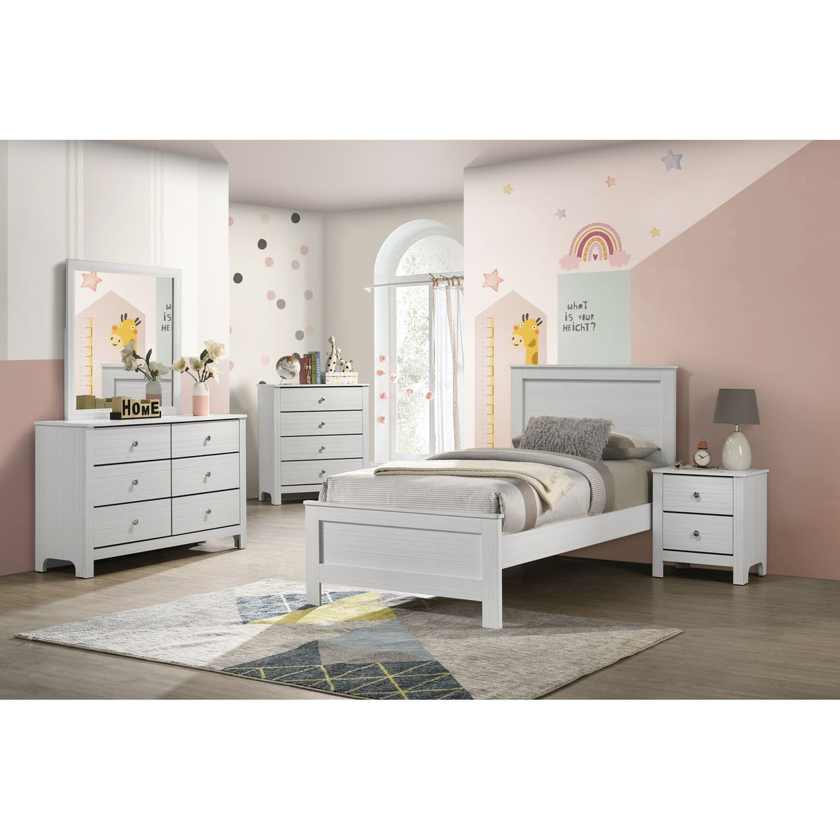 Sami Youth Dresser and Mirror Set