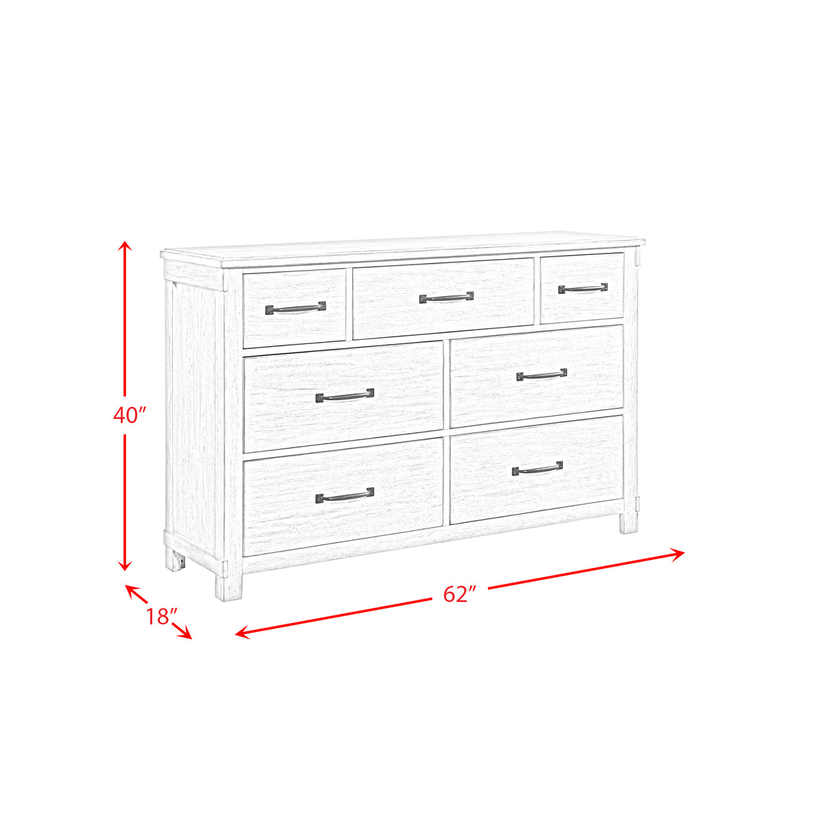 Scott Dresser White Finish