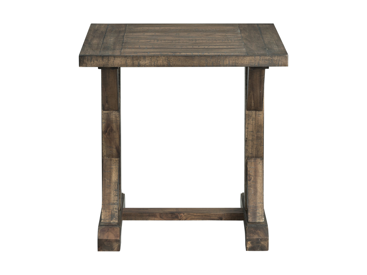 Finn 3PC Accent Trestle Table Set-Coffee Table & Two End Tables
