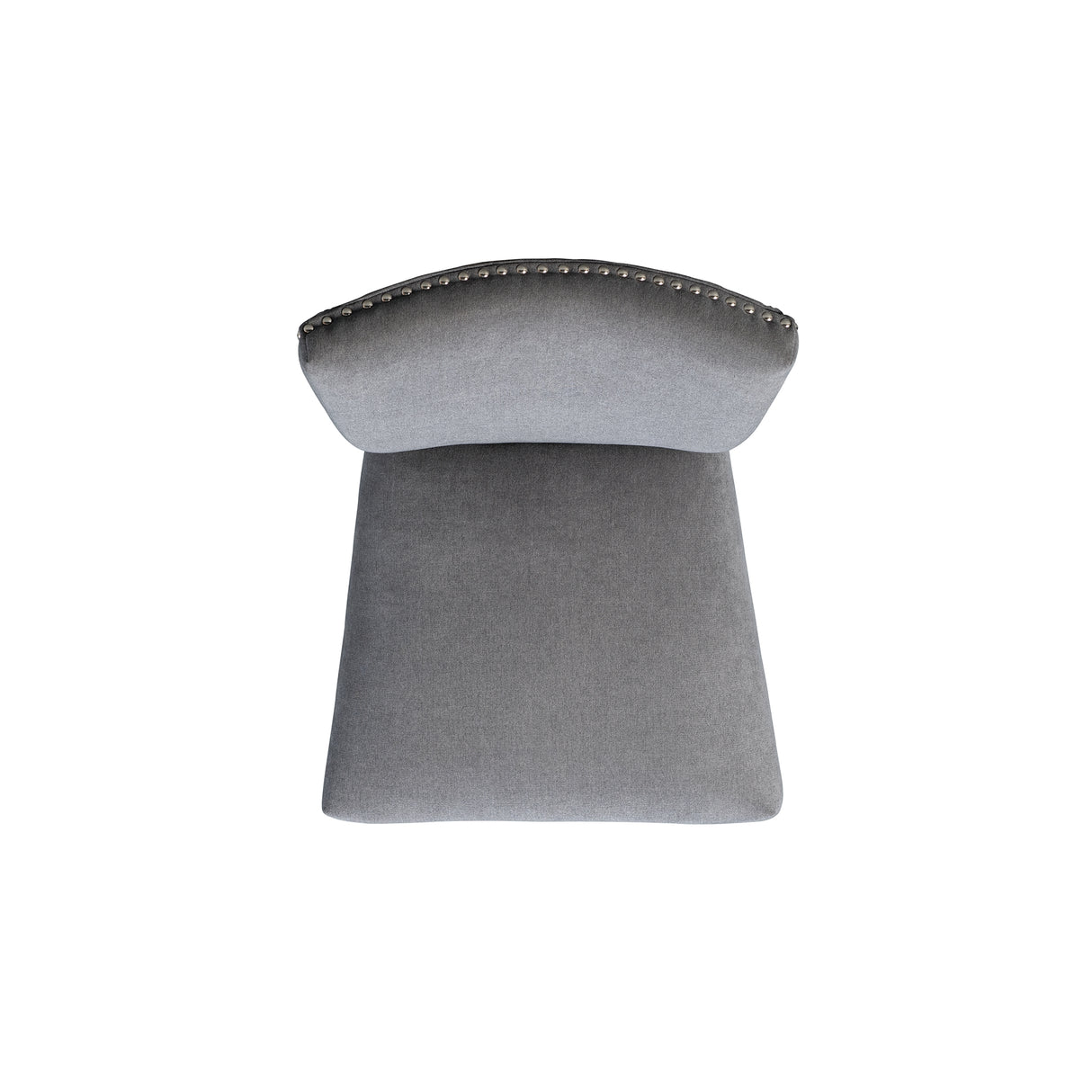 Tuscany Dining Linen Nailhead Side Chair (2 Per Pack) - Charcoal