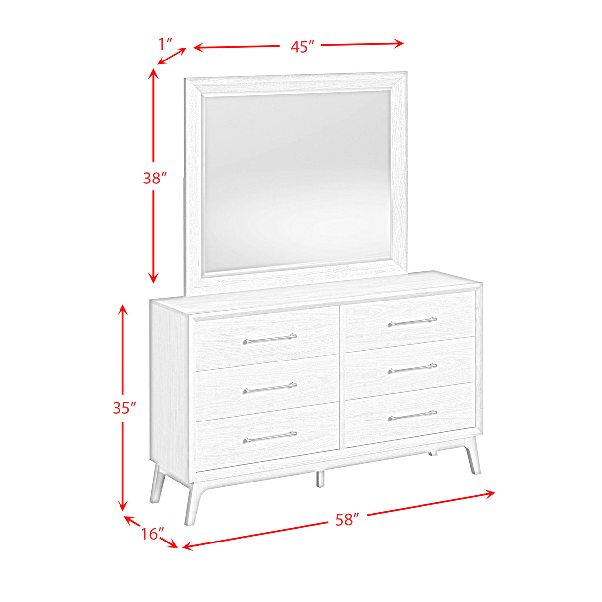 Westland UPH Bedroom Set with Grey Fabric
