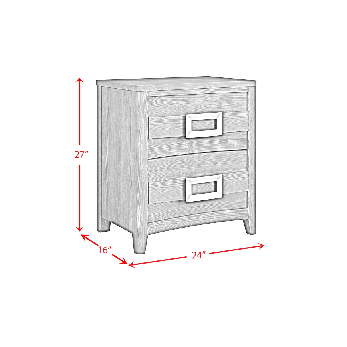 Tobias Bedroom Set with LED