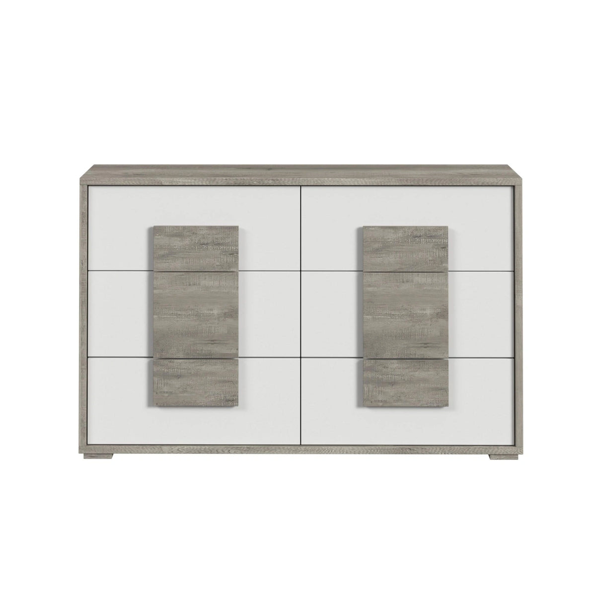 San Matteo 6-Drawer Dresser in Dual Tone