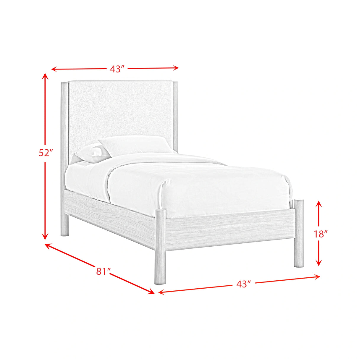 Jonas Bed in Natural