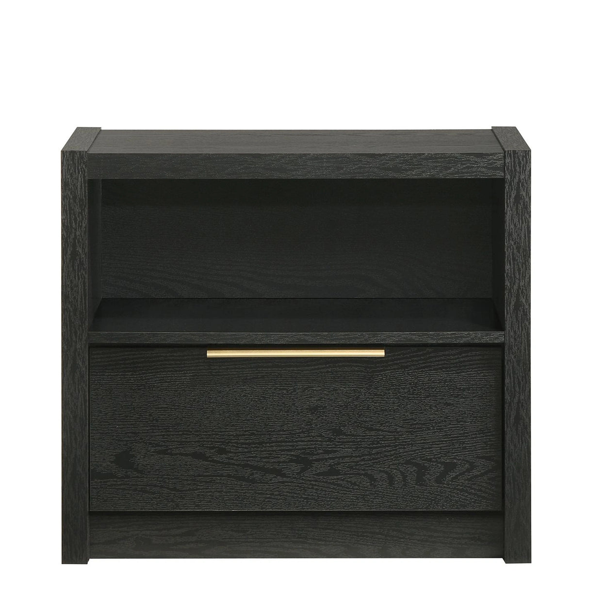 South Bend Nightstand with USB in Black