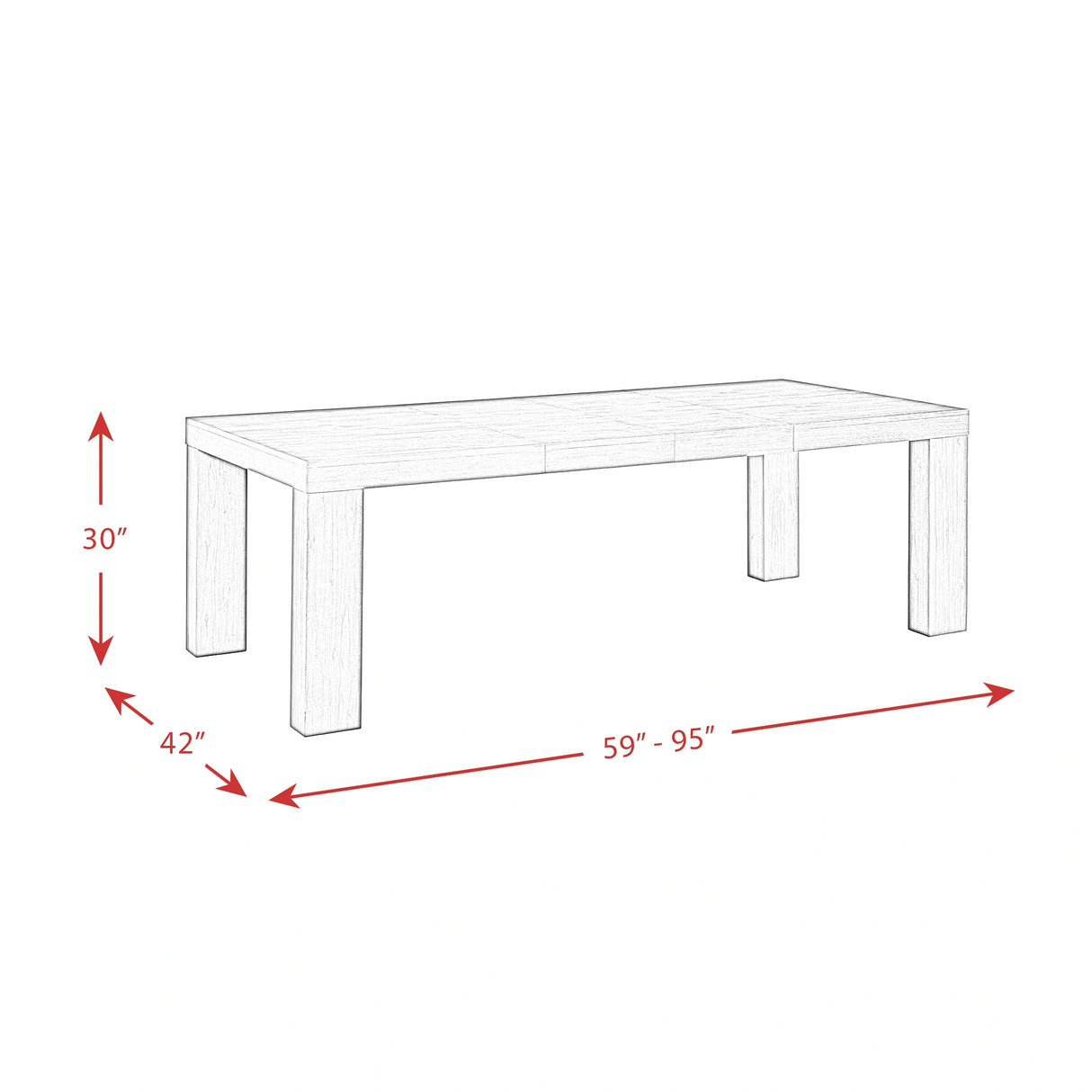 Grady Rectangle Dining Table