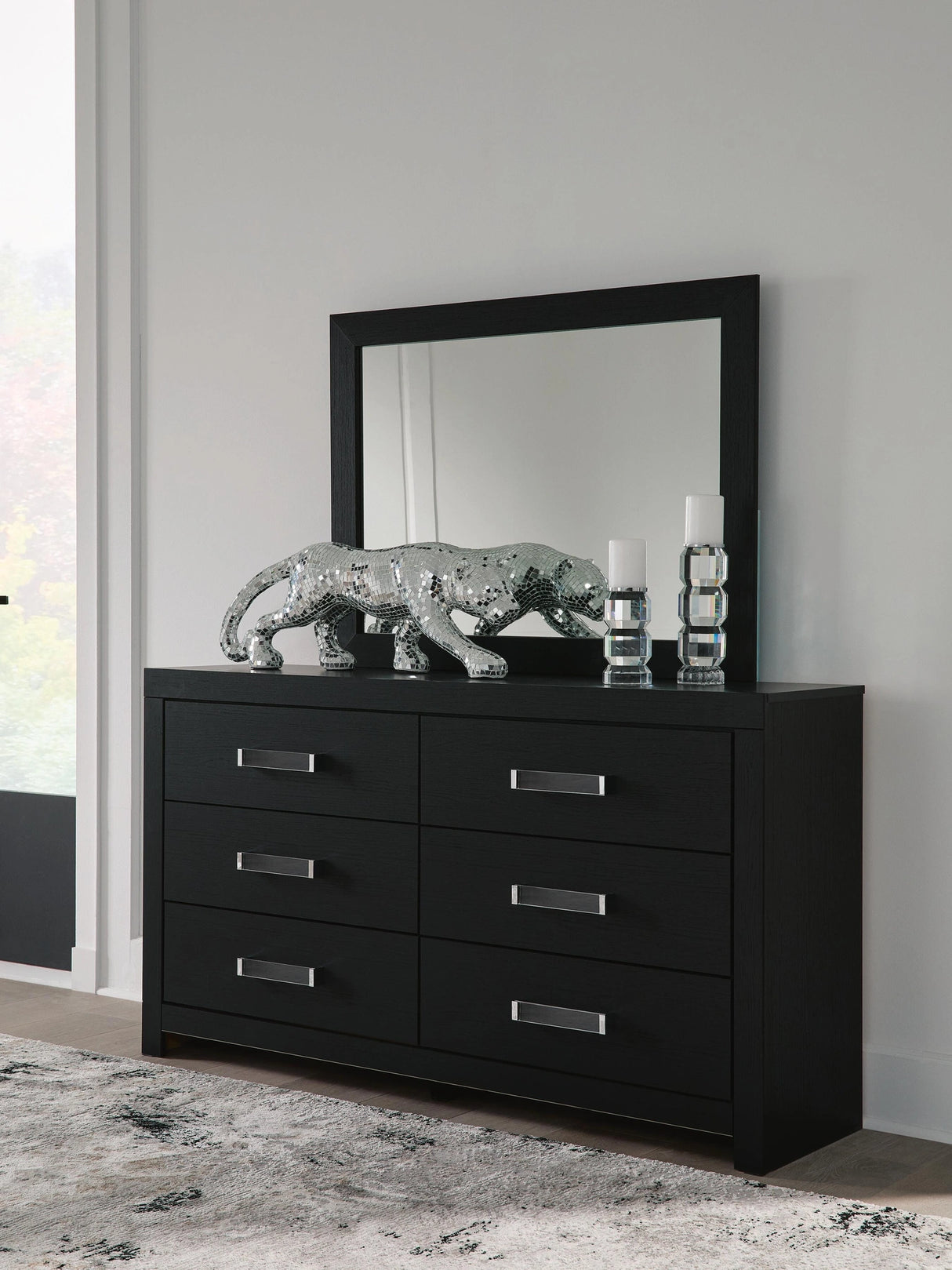 Maeling Dresser and Mirror