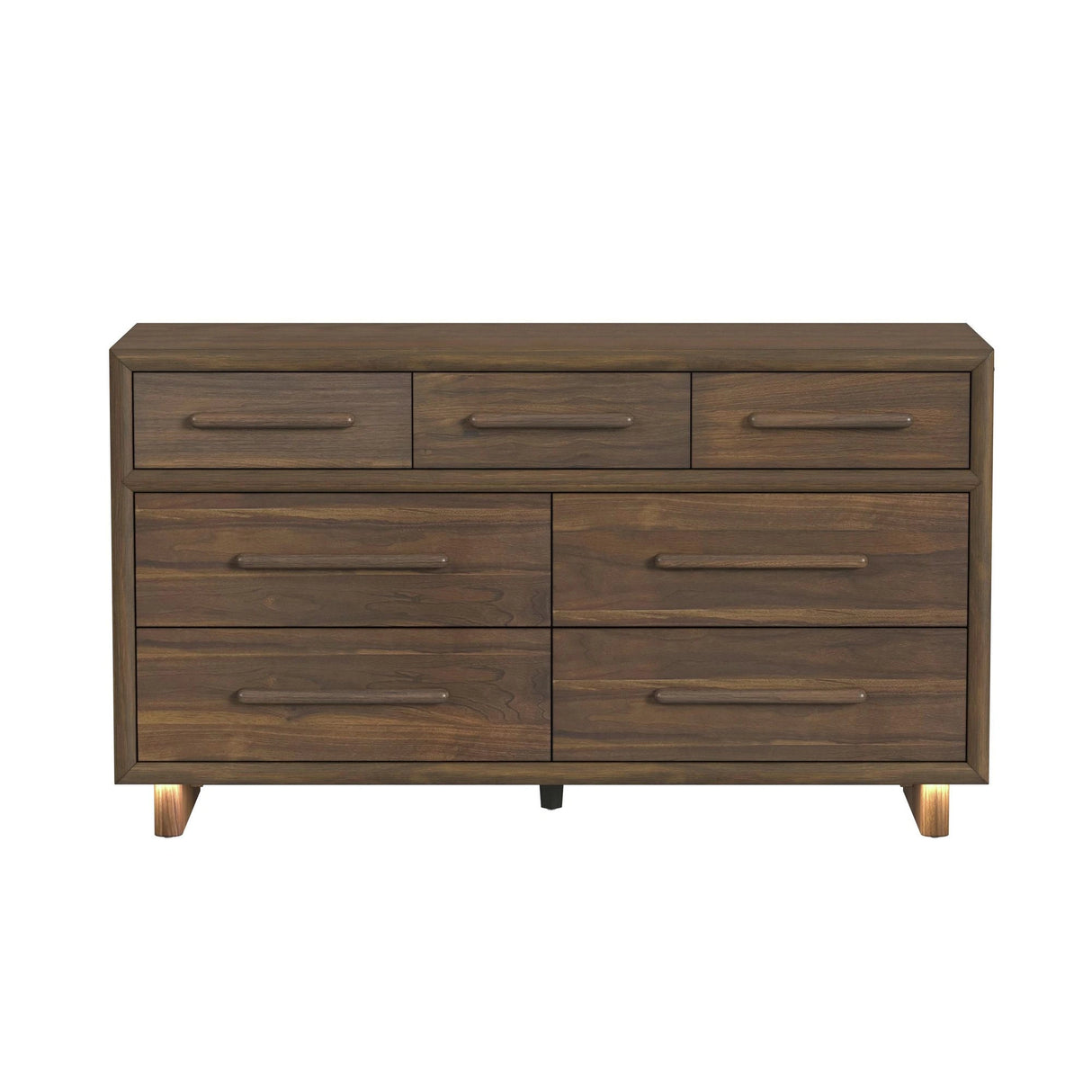 Brisbane Dresser with LED in Brown