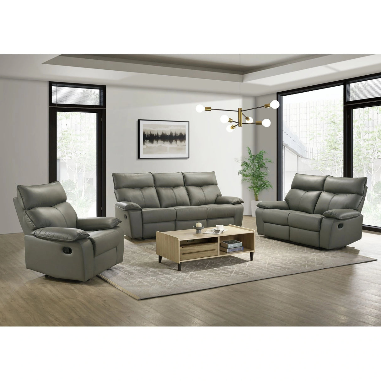 Wildcat Living Room Set in Aviarah Grey