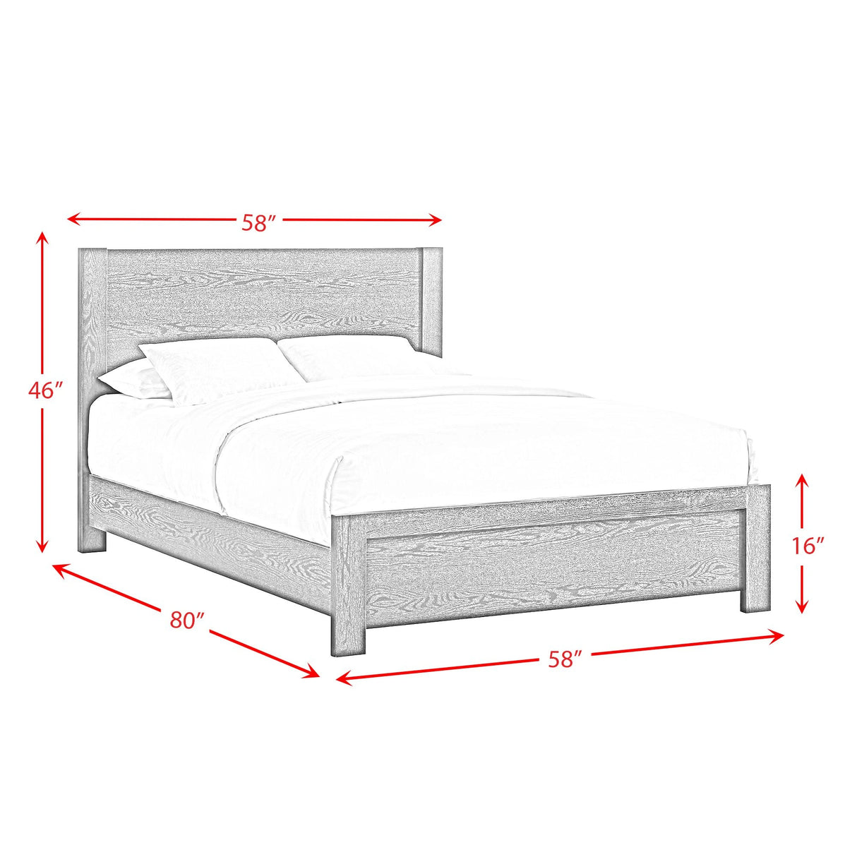 South Bend Bed in Black