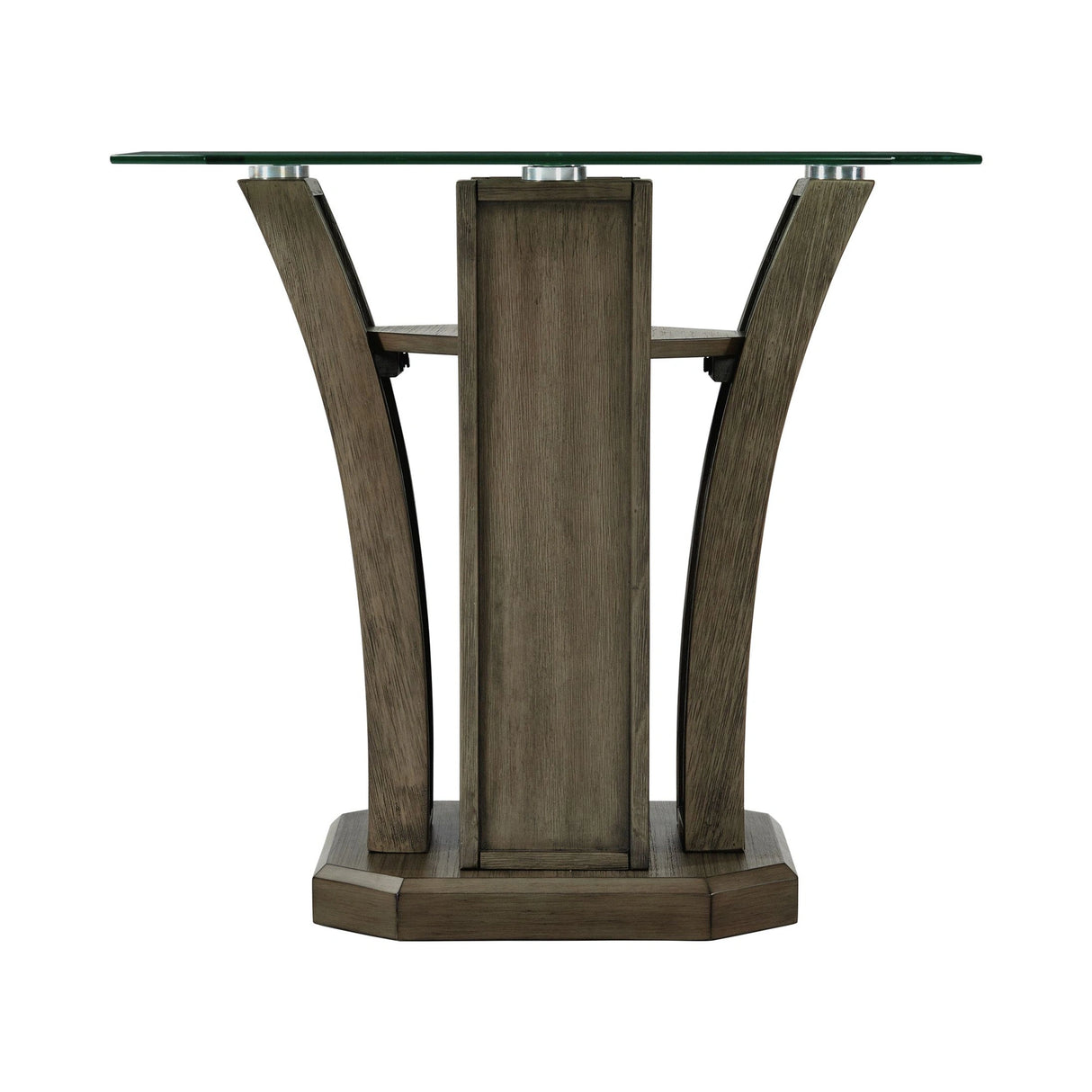 Dapper Square End Table Grey