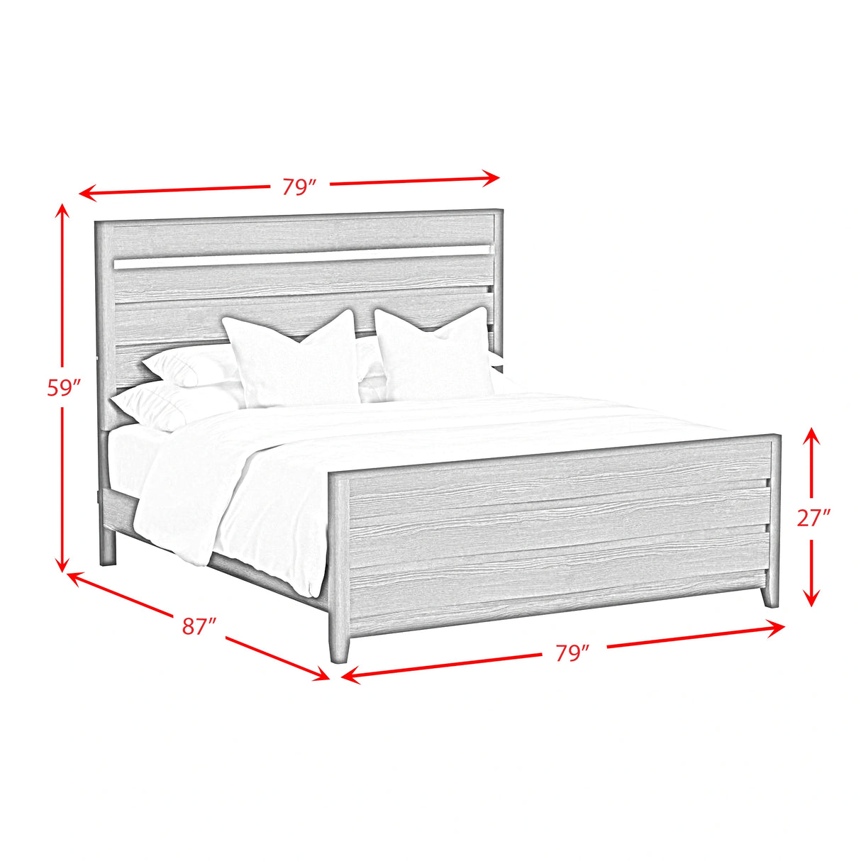 Tobias Bedroom Set with LED