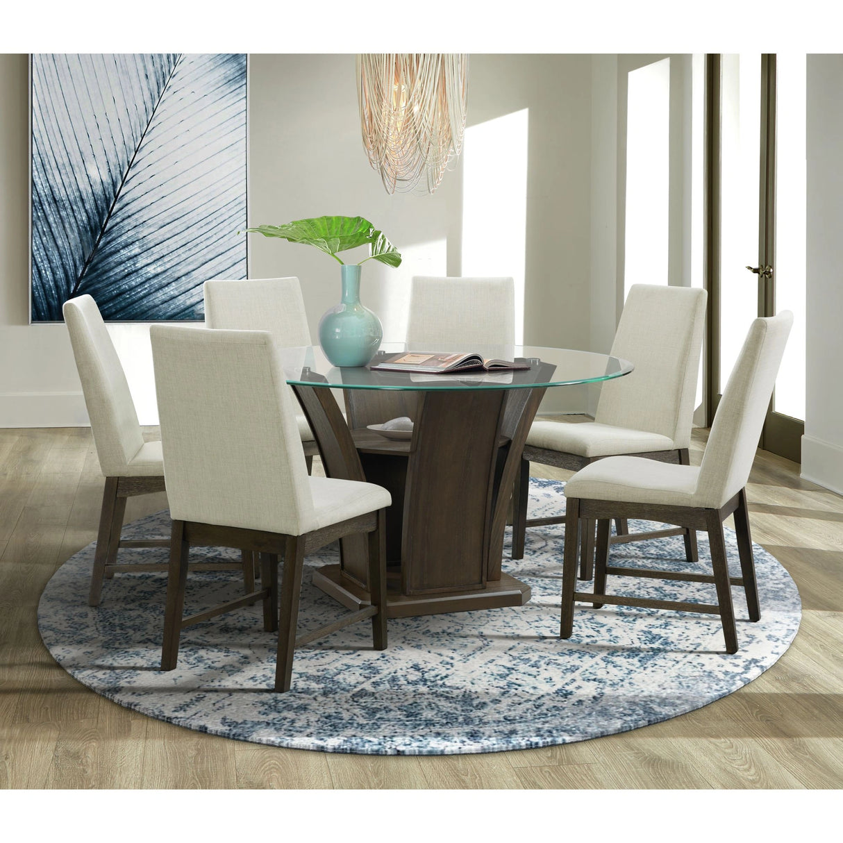 Dapper Dining Side Chair (Walnut Finish) (2 Per Pack)