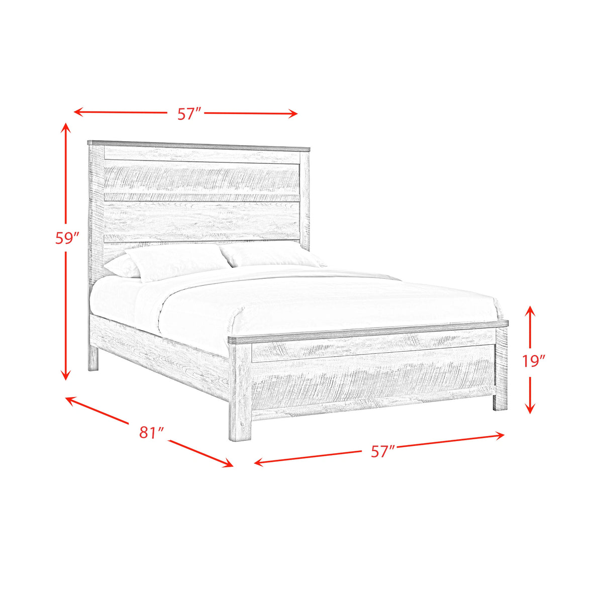 Millers Cove Panel Bed