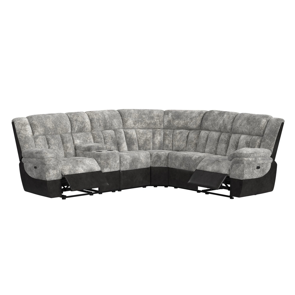 Santorini RHF Power Motion Recliner in Dillon/Shire Grey