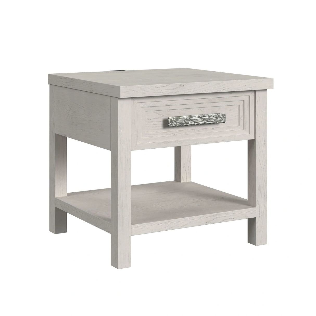 Avalanche 2PC Occasional Table Set in Antique White-Coffee Table & End Table